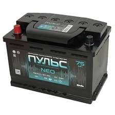 АКБ-6СТ-75 (620А) п/п Пульс АКТЕХ г. Свирск 278х175х190